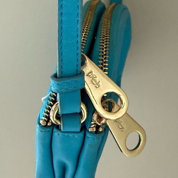 Juicy Couture Y2K Mini Crossbody in Tonic Turquoise with JC Logo - Picture 9 of 12